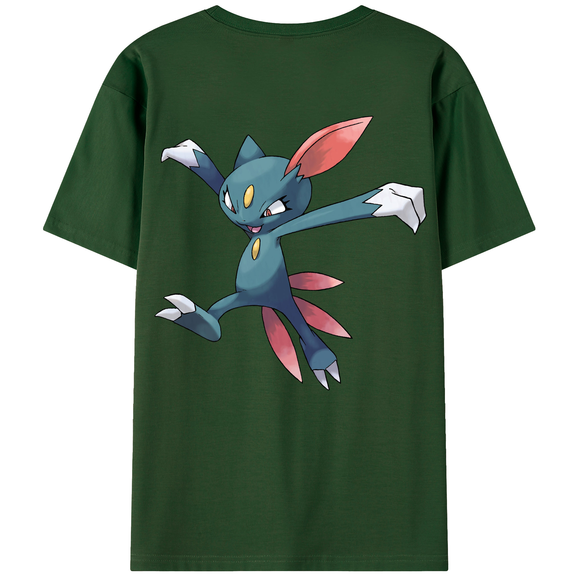 （画像用） ポケットモンスター Pokémon 綿100％半袖Tシャツ（背面プリント）